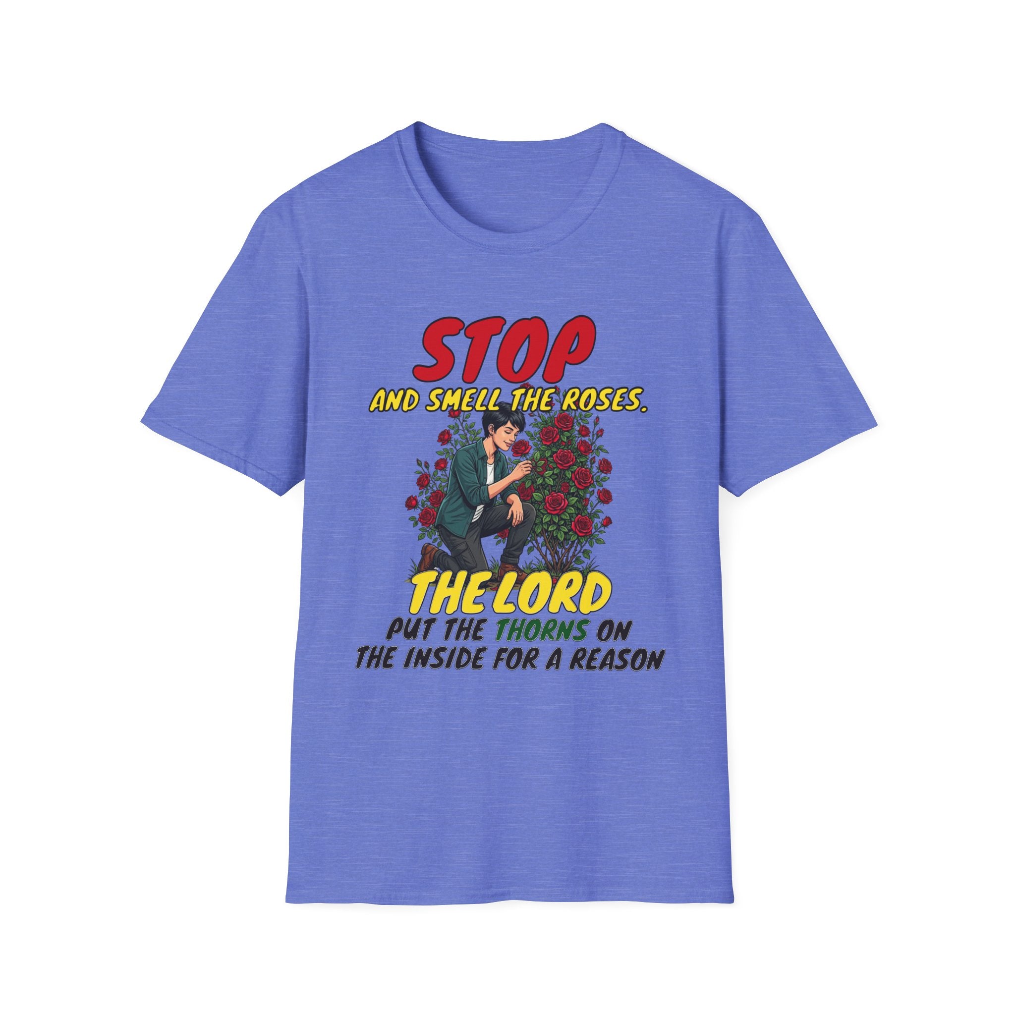 "Stop and Smell the Roses" - Faith Based Christian Inspirational Tee - Girls / Women 3A