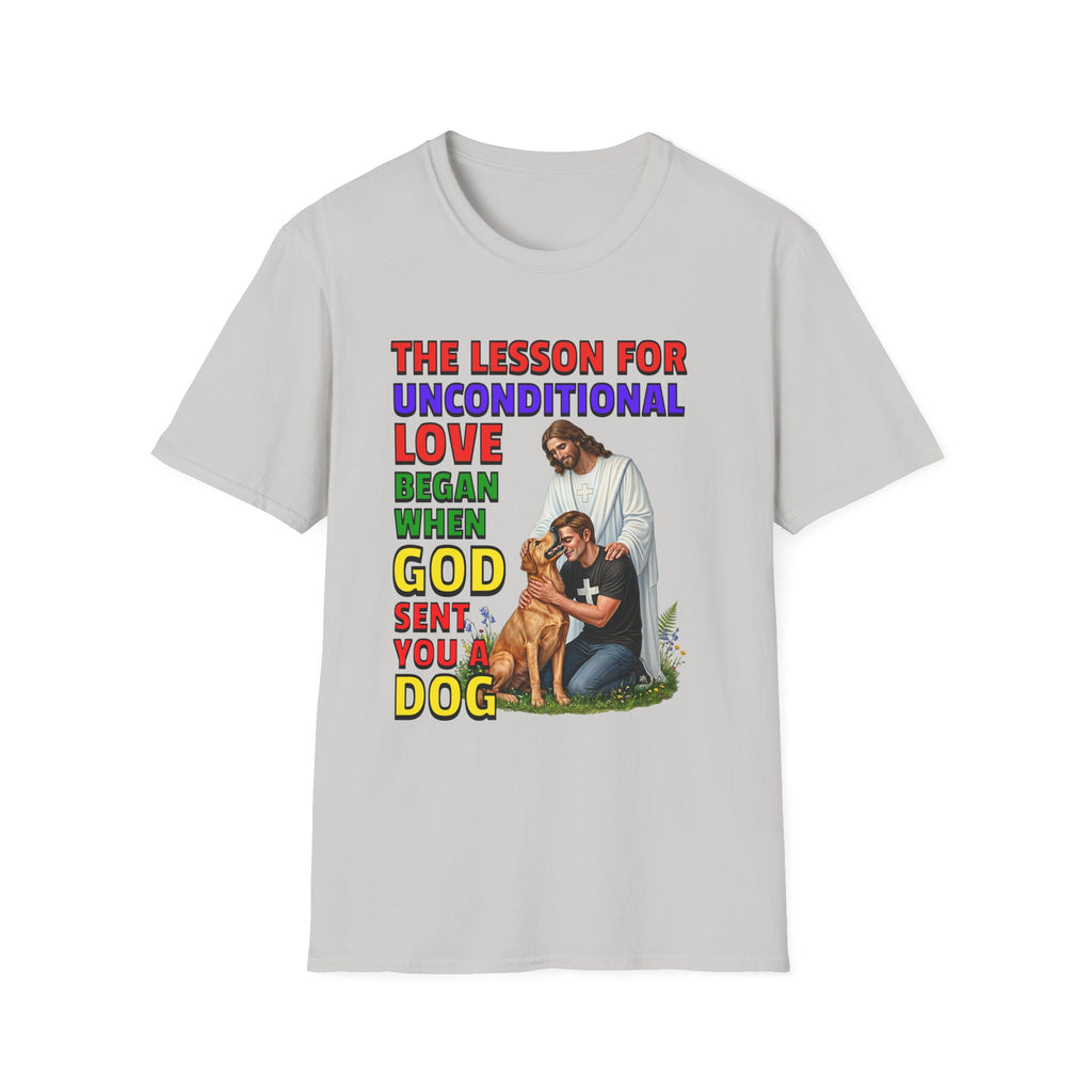 God Sent You A Dog - Boys / Men - 1A. Inspirational - Dog Lovers T-shirt