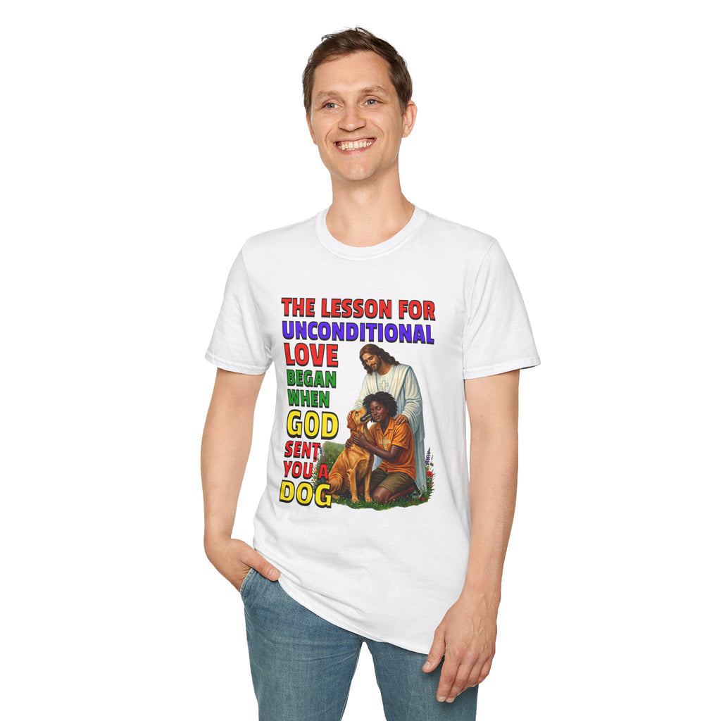 God Sent You A Dog - Young Woman - 1B. Inspirational - Dog Lovers T-shirt