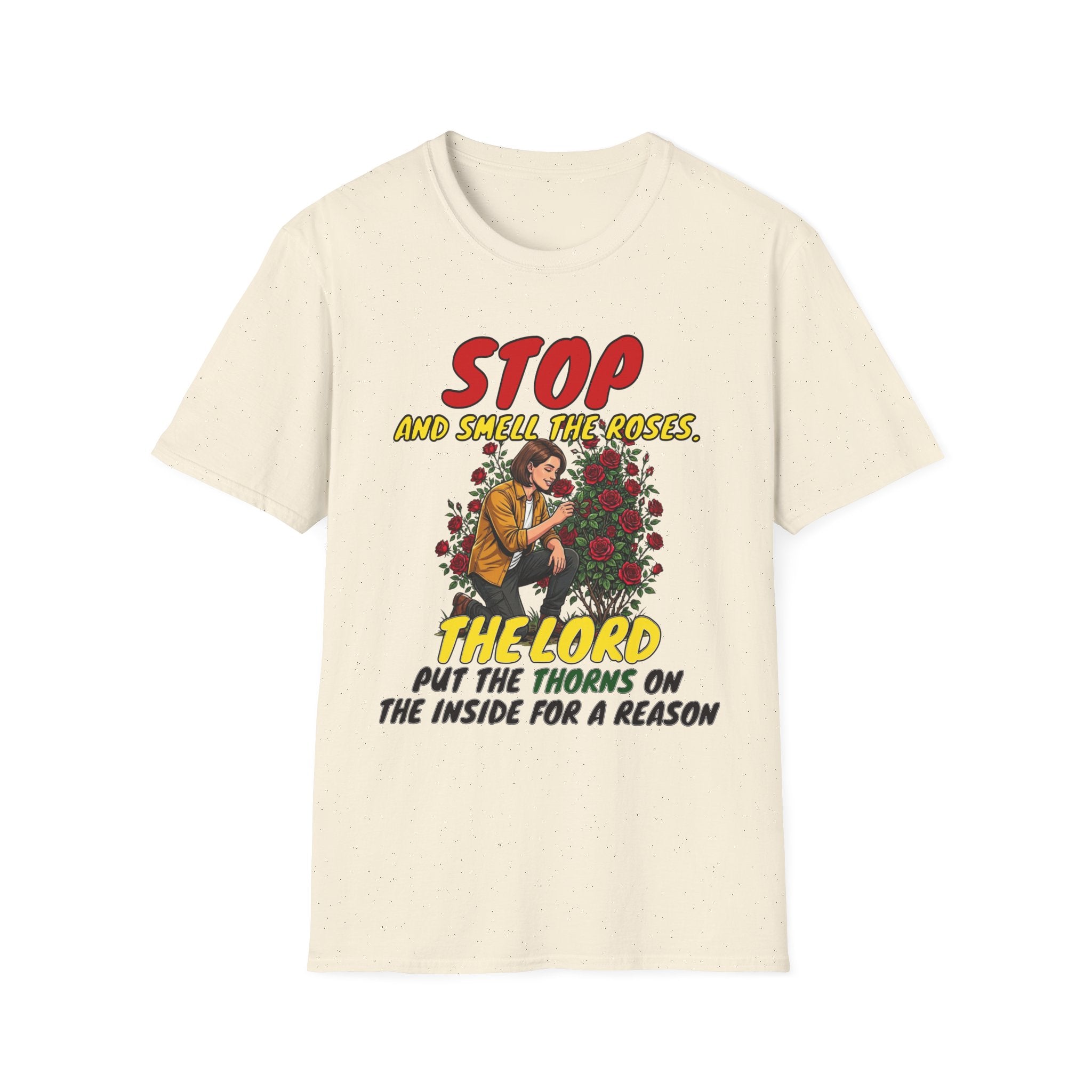 "Stop and Smell the Roses" - Faith Based Christian Inspirational Tee - Girls / Women 2A