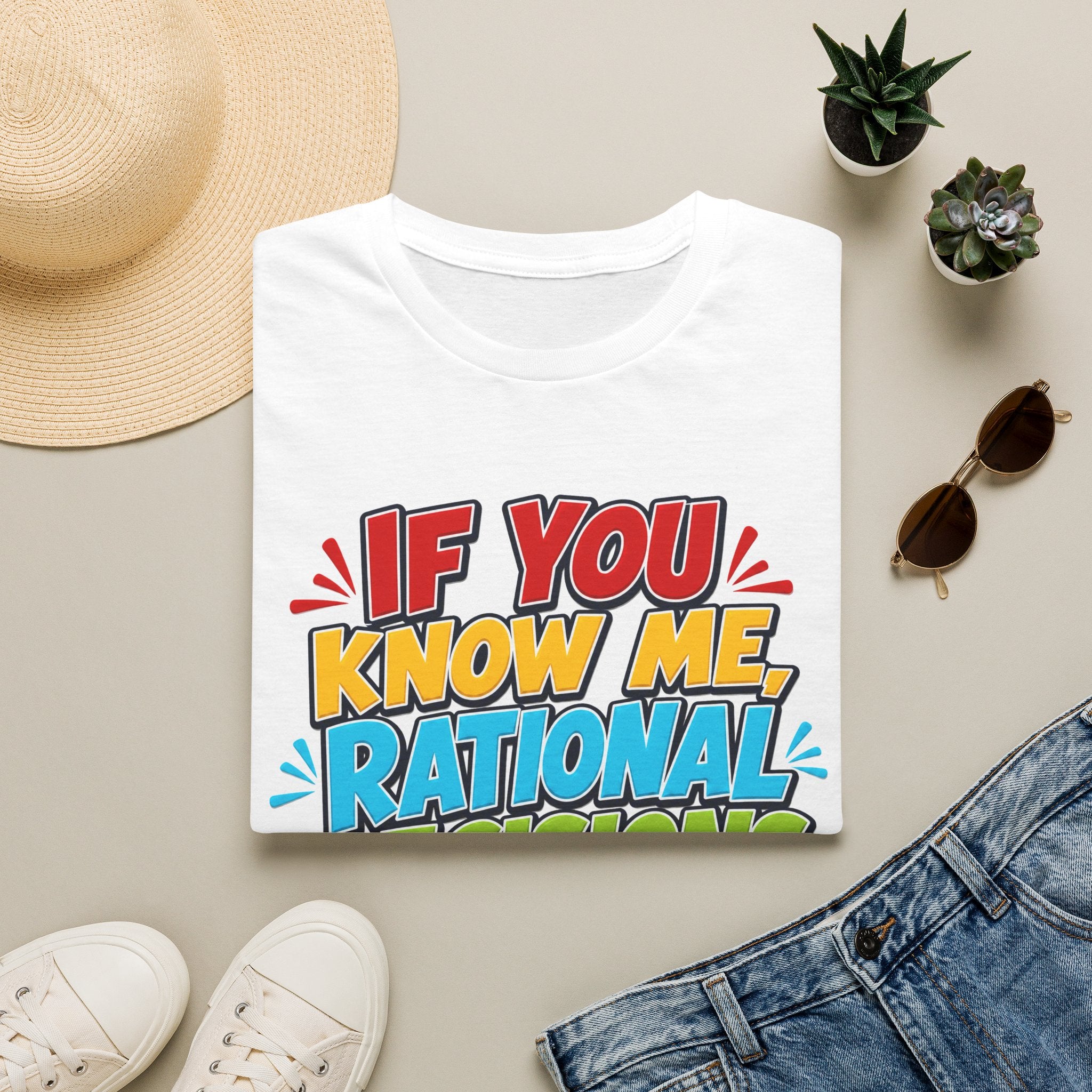 "If You Know Me, Rational Decisions" - Sarcastic/Funny T-Shirt