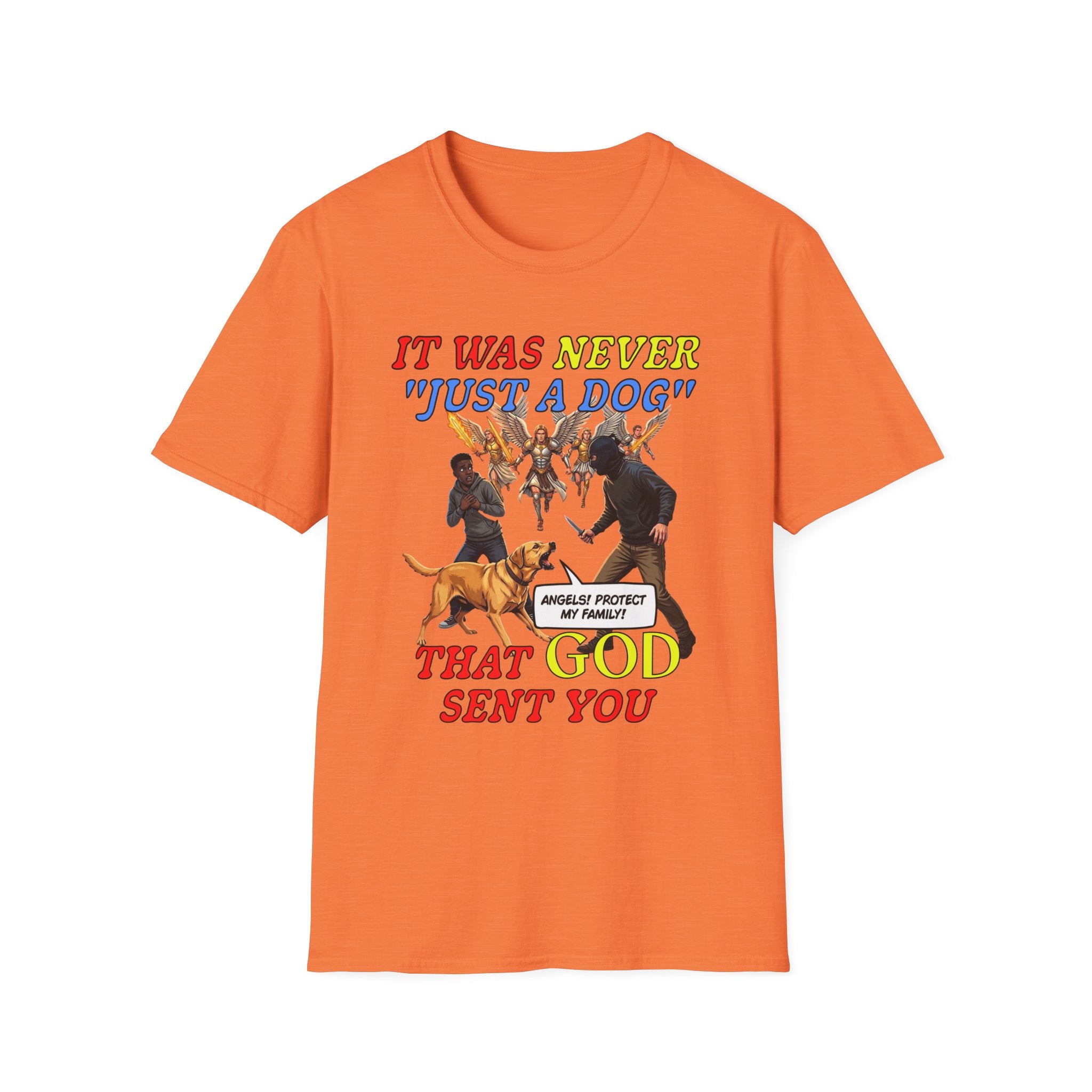 Dog Lovers "It Was Never Just A Dog" Faith Based Dog Lovers T-Shirt.