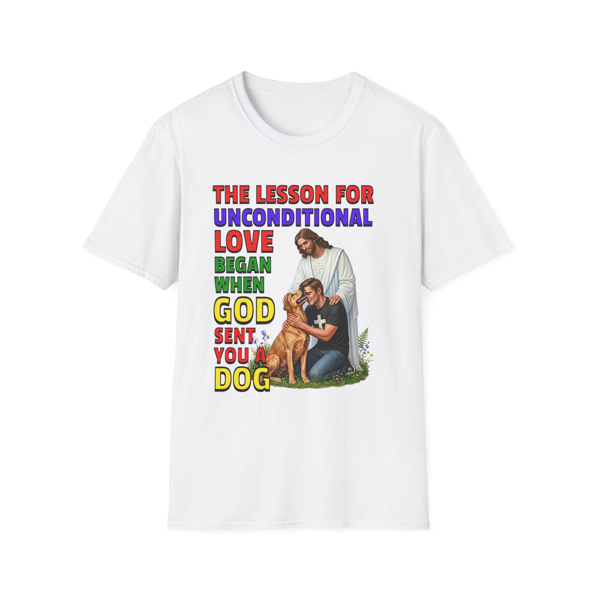 God Sent You A Dog - Boys / Men - 1A. Inspirational - Dog Lovers T-shirt