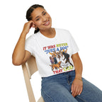 Dog Lovers "It Was Never Just A Dog" Faith Based Dog Lovers T-Shirt.