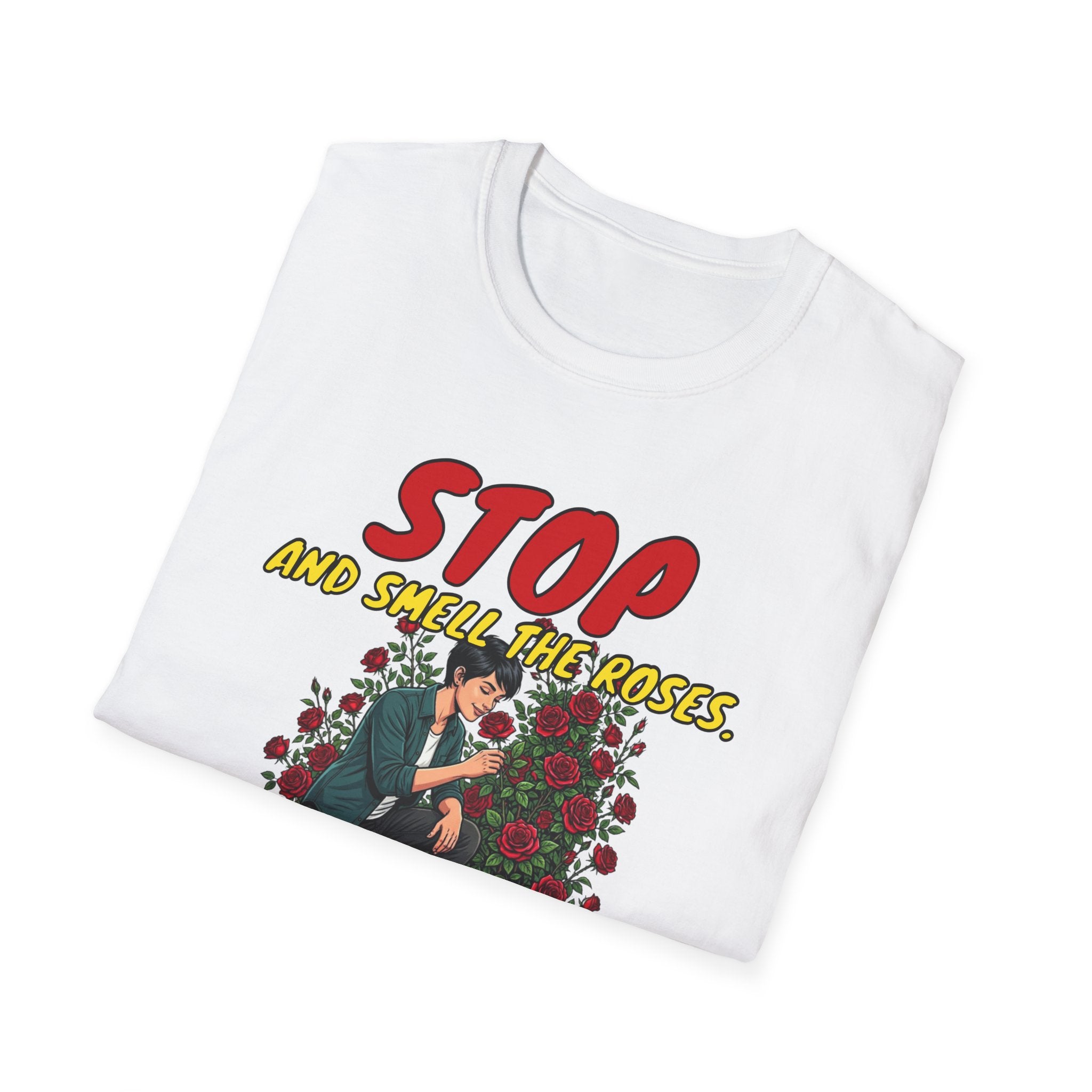 "Stop and Smell the Roses" - Faith Based Christian Inspirational Tee - Girls / Women 3A