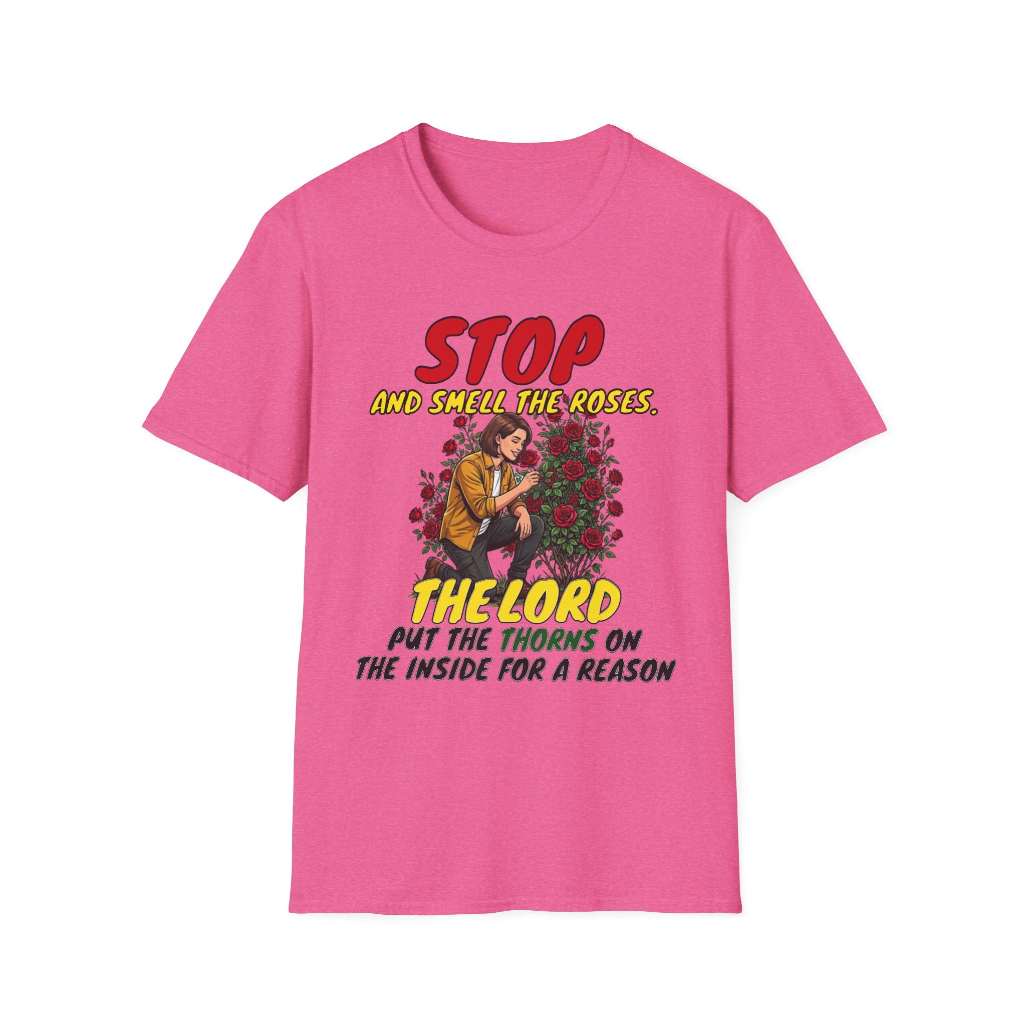 "Stop and Smell the Roses" - Faith Based Christian Inspirational Tee - Girls / Women 2A
