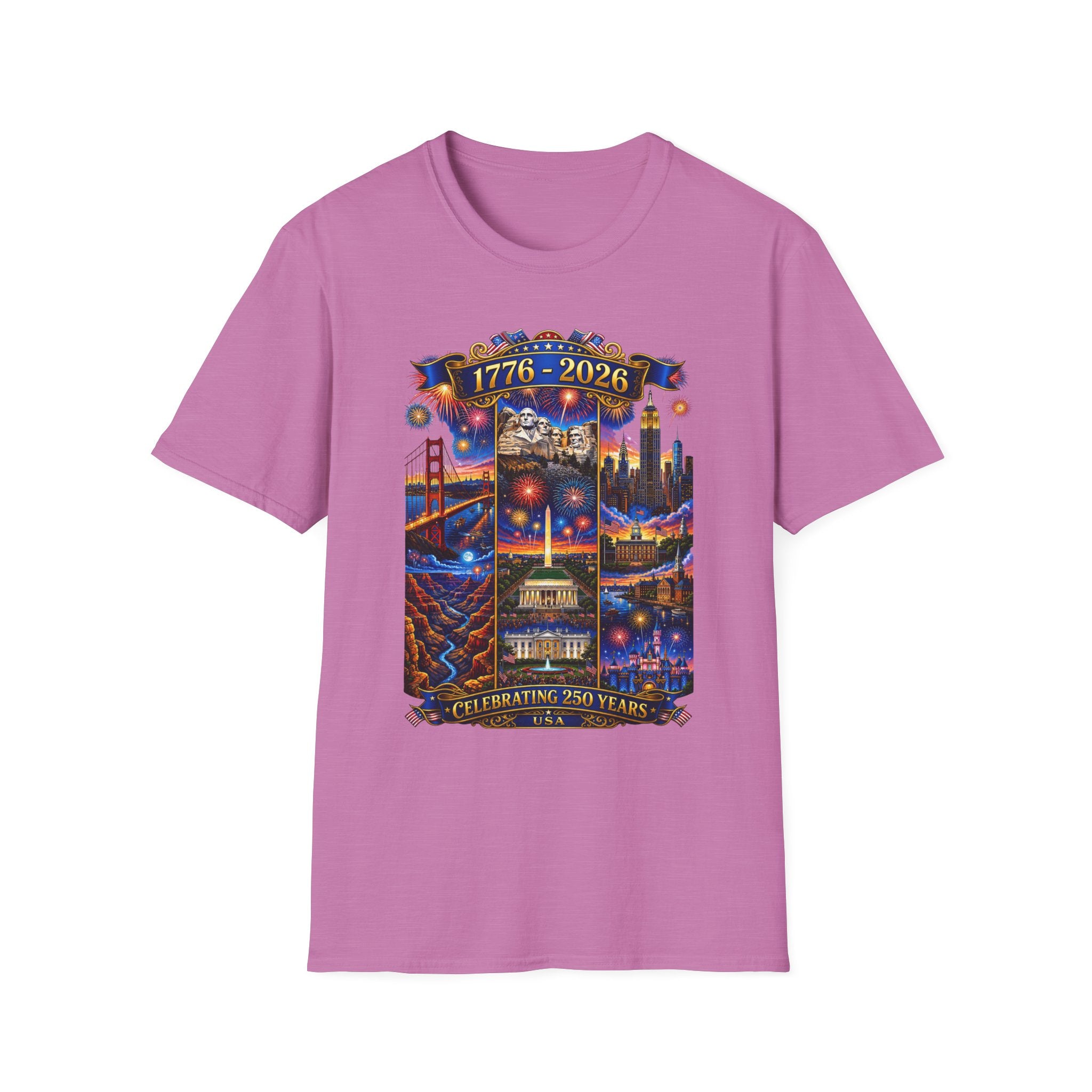 250th Anniversary Independence Day - 1776-2026 Patriotic America T-Shirt — Tee V1