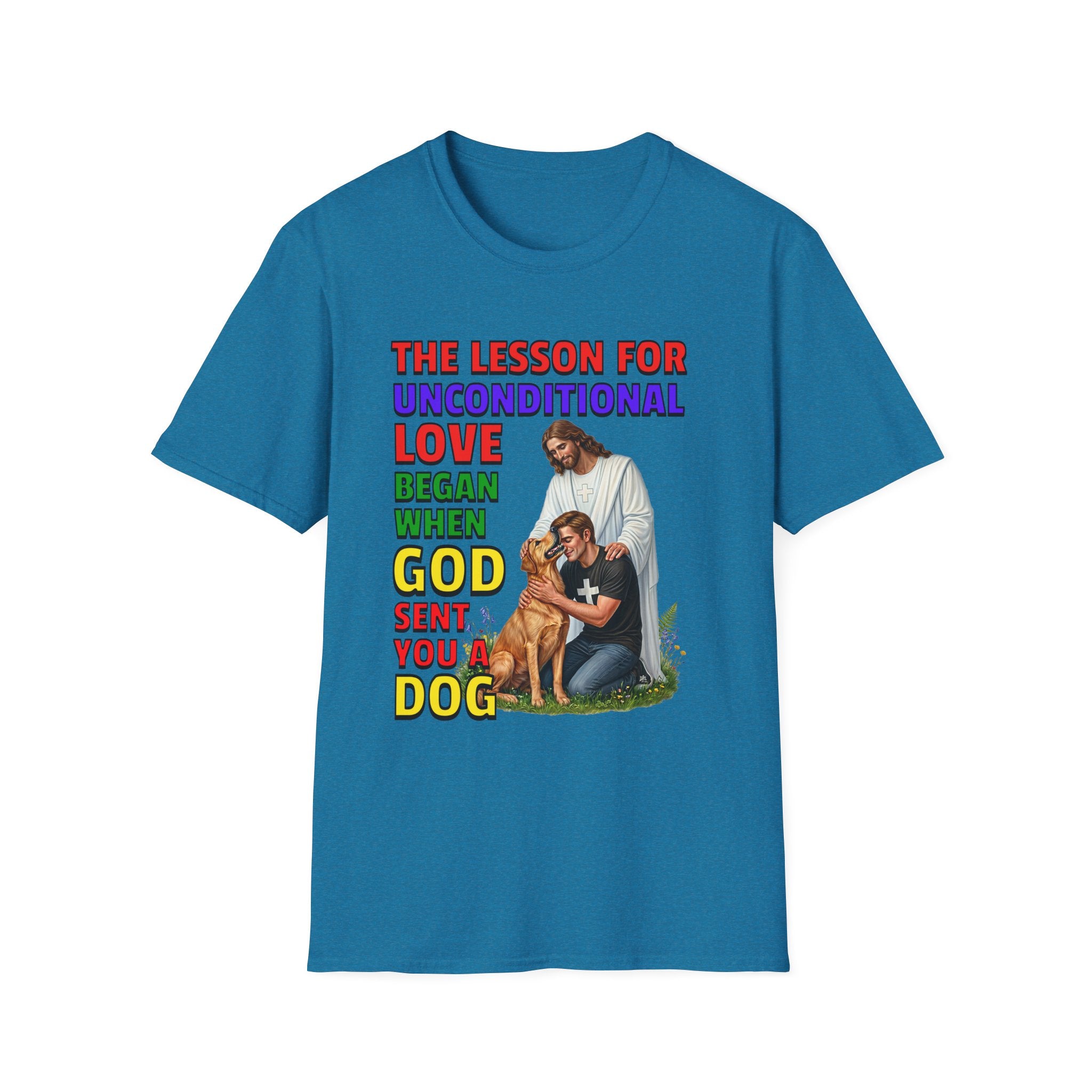 God Sent You A Dog - Boys / Men - 1A. Inspirational - Dog Lovers T-shirt
