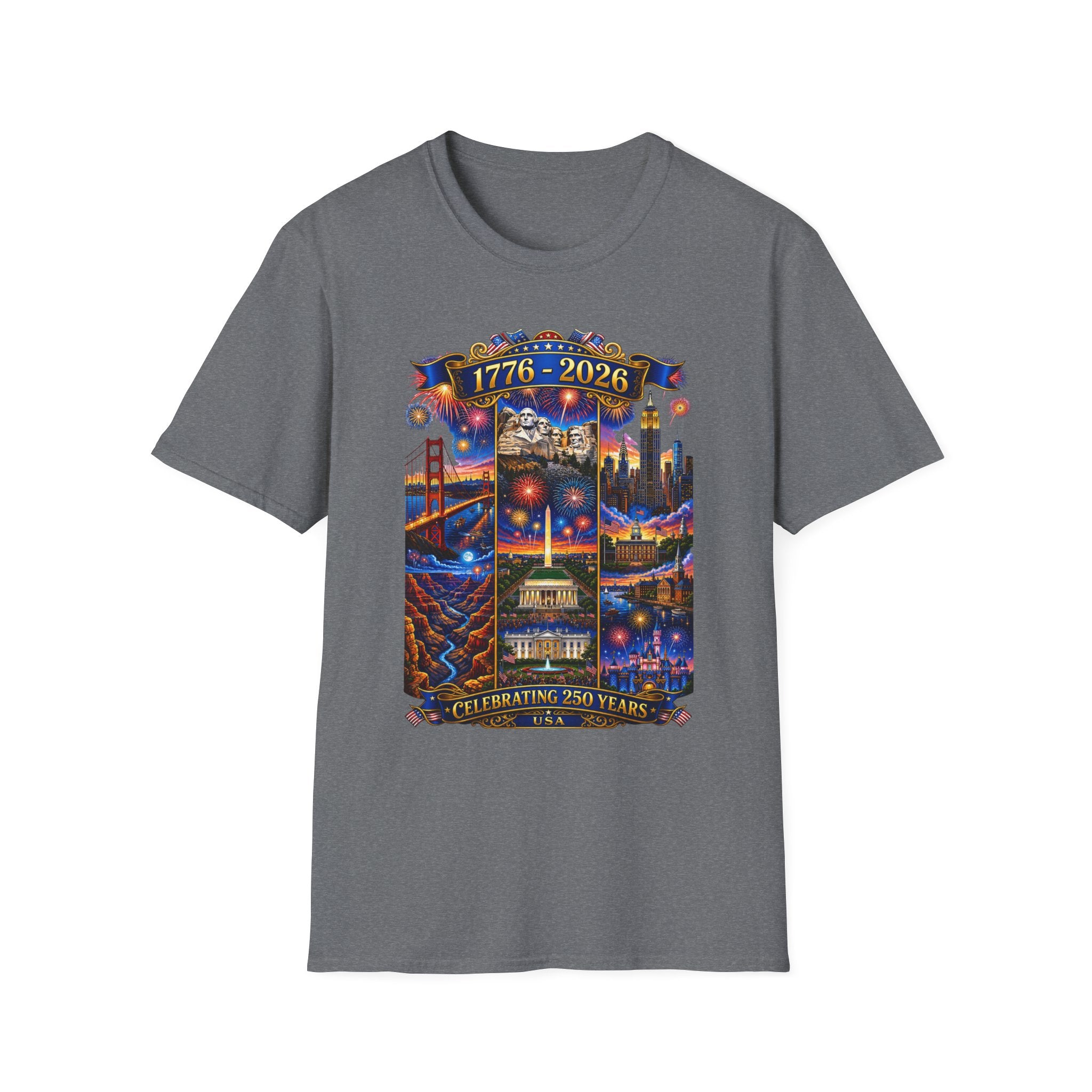 250th Anniversary Independence Day - 1776-2026 Patriotic America T-Shirt — Tee V1