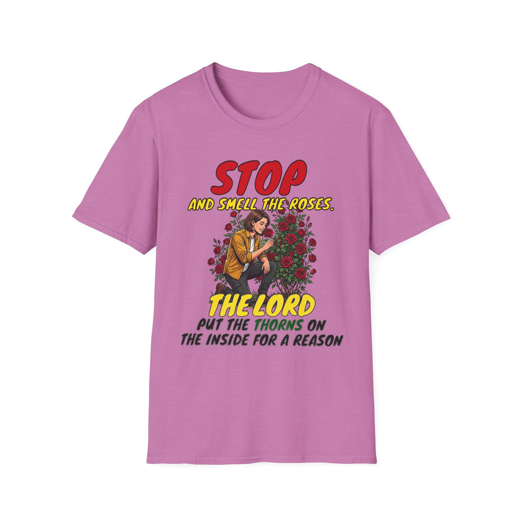"Stop and Smell the Roses" - Faith Based Christian Inspirational Tee - Girls / Women 2A