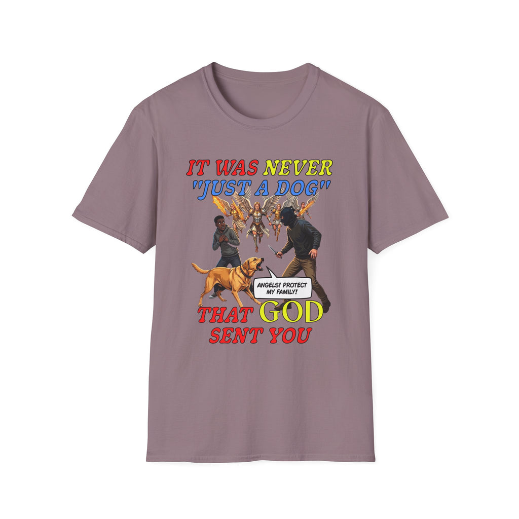 Dog Lovers "It Was Never Just A Dog" Faith Based Dog Lovers T-Shirt.