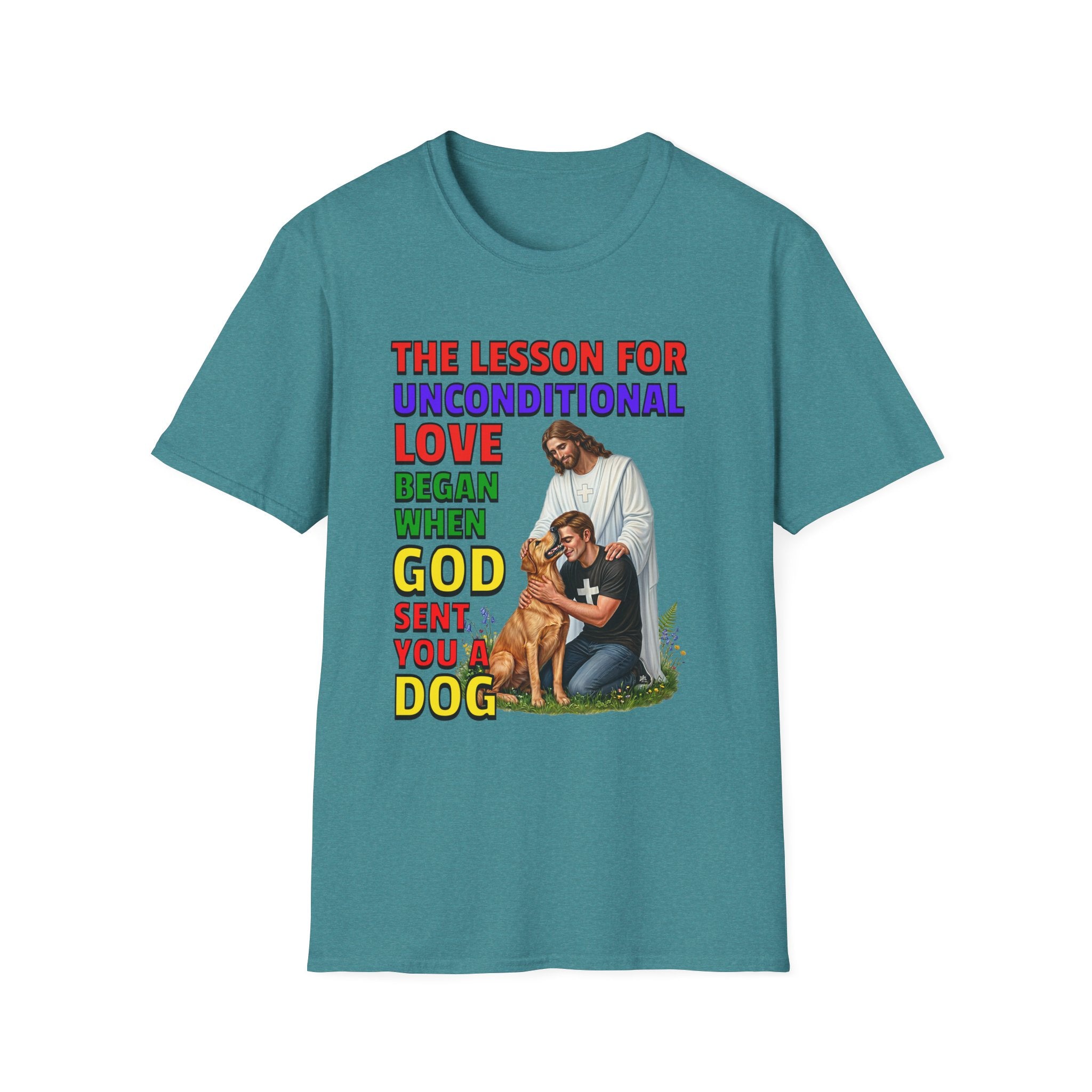 God Sent You A Dog - Boys / Men - 1A. Inspirational - Dog Lovers T-shirt
