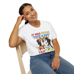 Dog Lovers "It Was Never Just A Dog" Faith Based Dog Lovers T-Shirt.