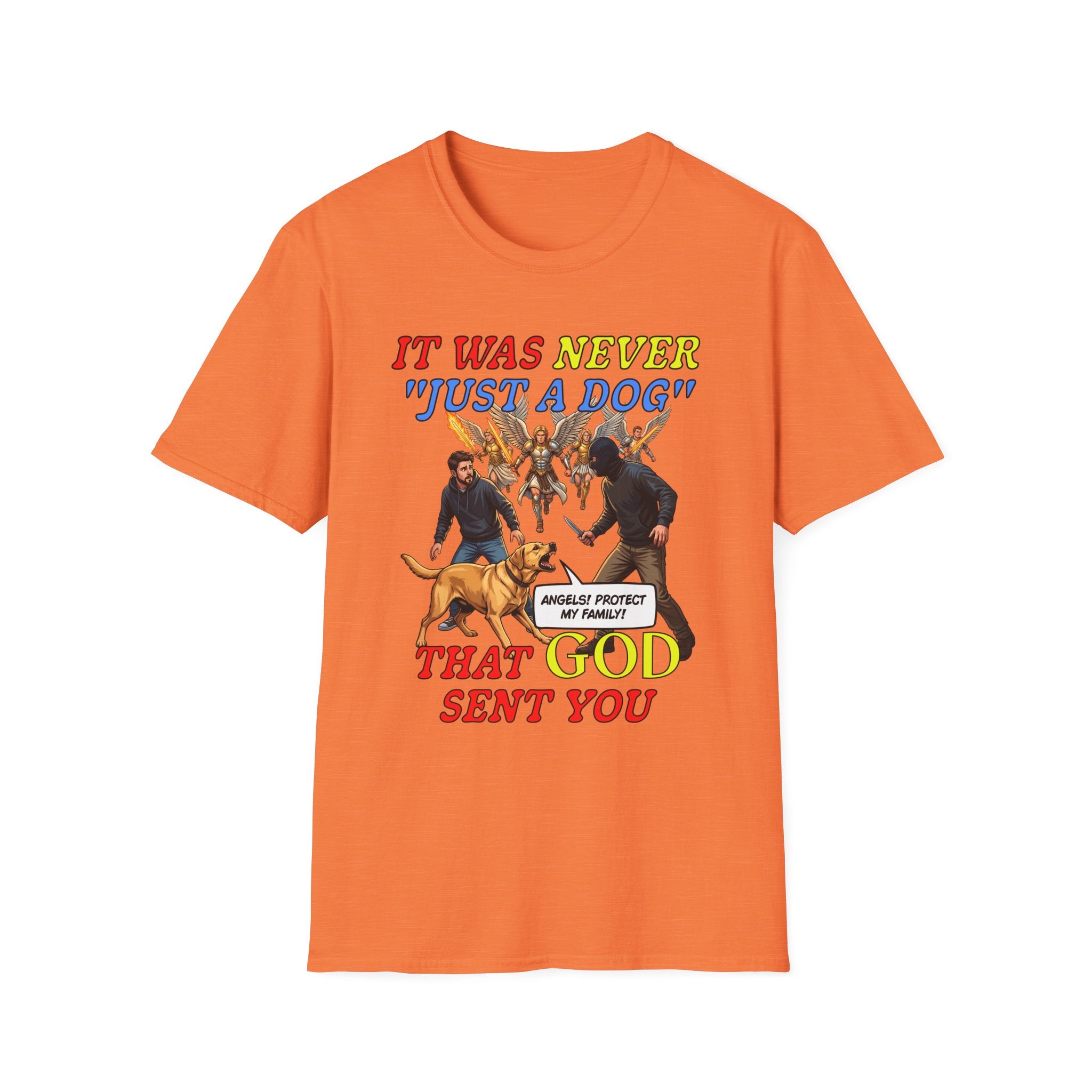 Dog Lovers "It Was Never Just A Dog" Faith Based Dog Lovers T-Shirt.