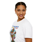 Christian Cross T-Shirt — "So No One Ever Did Anything For You? Inspirational Faith Tee