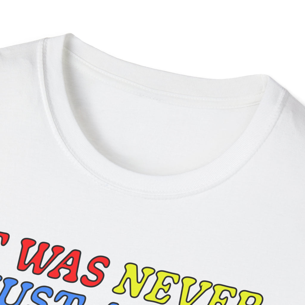 Dog Lovers "It Was Never Just A Dog" Faith Based Dog Lovers T-Shirt.