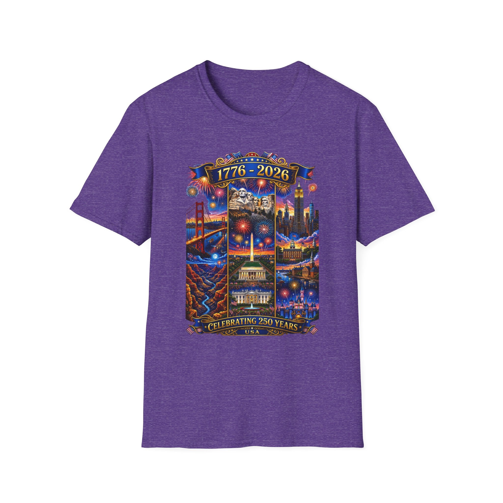1776–2026 Celebrating 250 Years Patriotic USA Anniversary T-Shirt V2