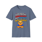 "I’m Tired of People That Have Been Educated Beyond Their Intelligence" Funny Statement T-Shirt