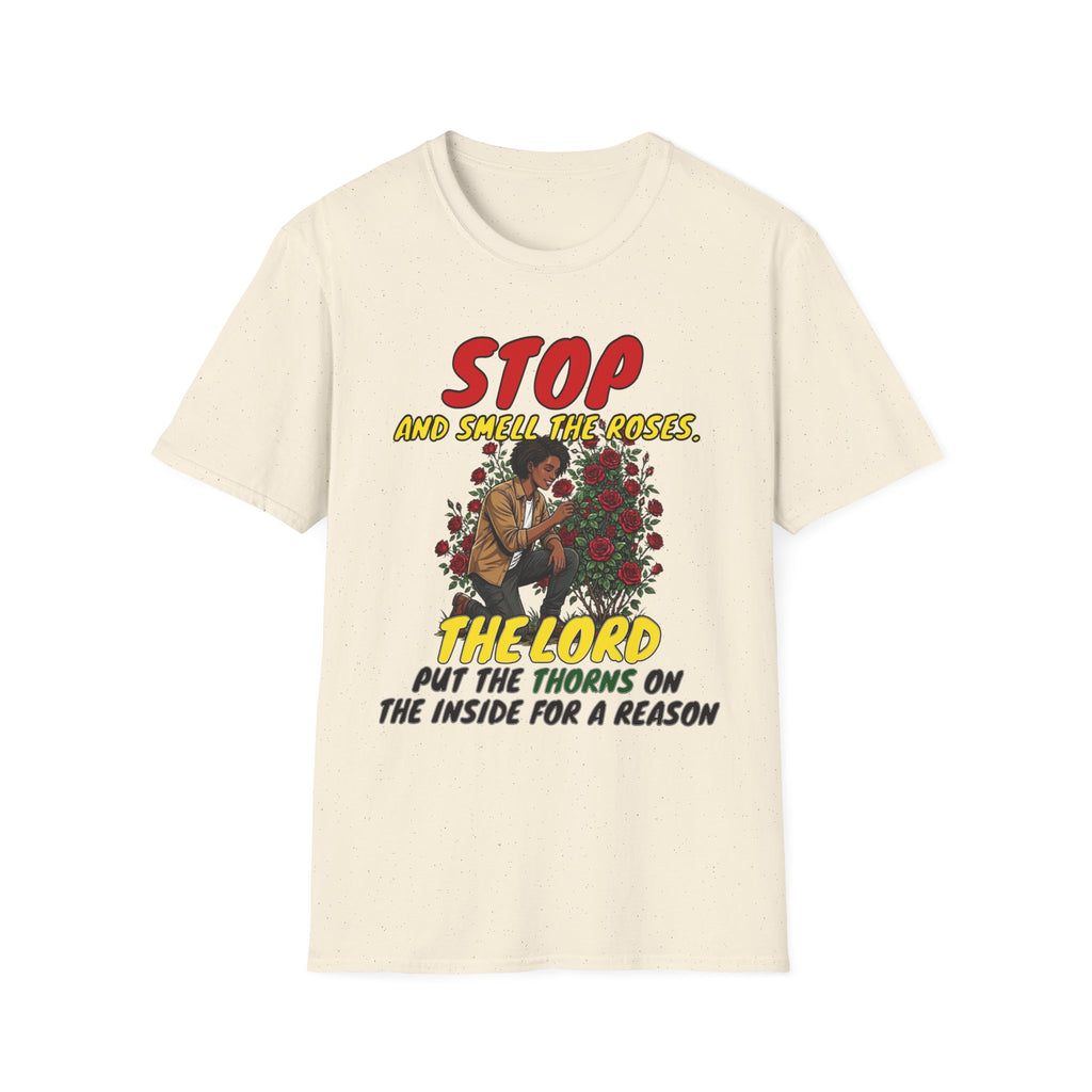 "Stop and Smell the Roses" - Faith Based Christian Inspirational Tee - Girls / Women 5A
