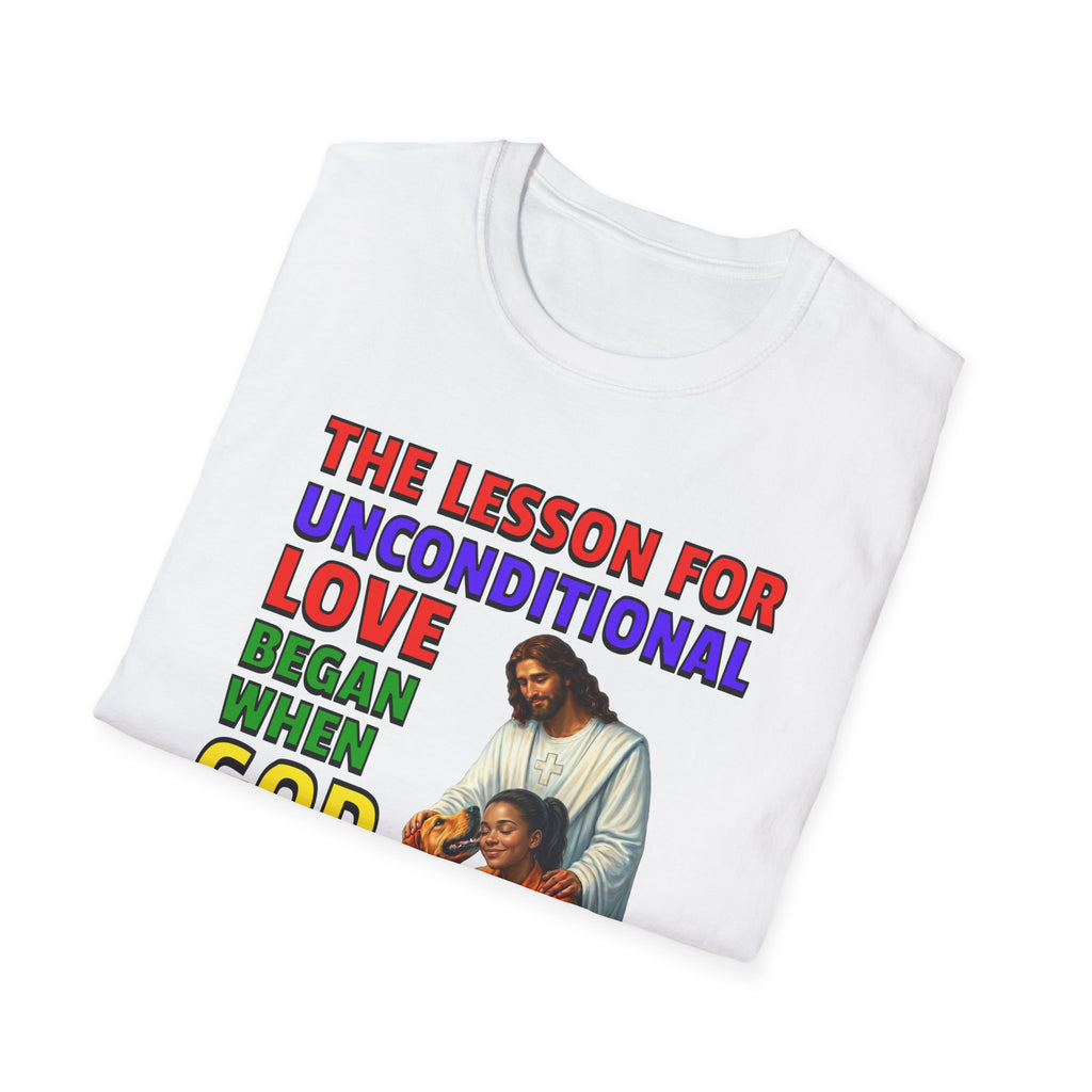 God Sent You A Dog - Young Woman-1D. Inspirational - Dog Lovers T-shirt