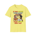 Dog Lovers "It Was Never Just A Dog" Faith Based Dog Lovers T-Shirt.