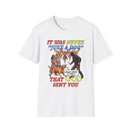 Dog Lovers "It Was Never Just A Dog" Faith Based Dog Lovers T-Shirt.