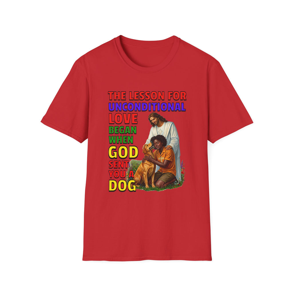 God Sent You A Dog - Young Woman - 1B. Inspirational - Dog Lovers T-shirt