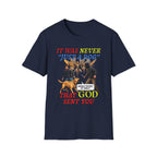 Dog Lovers "It Was Never Just A Dog" Faith Based Dog Lovers T-Shirt.