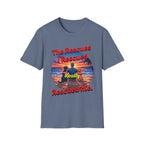Rescue Dogs Beach Sunset T-Shirt — "My Rescues Rescued Me"