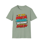 "If You Know Me, Rational": Funny Comic-Style Graphic Tee Shirt V2