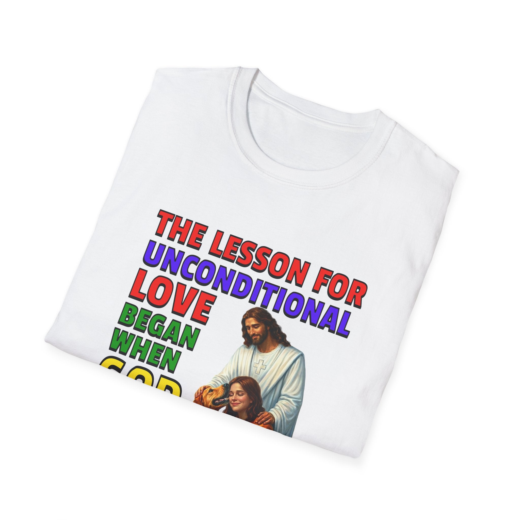 God Sent You A Dog - Young Woman - 1A. Inspirational - Dog Lovers T-shirt