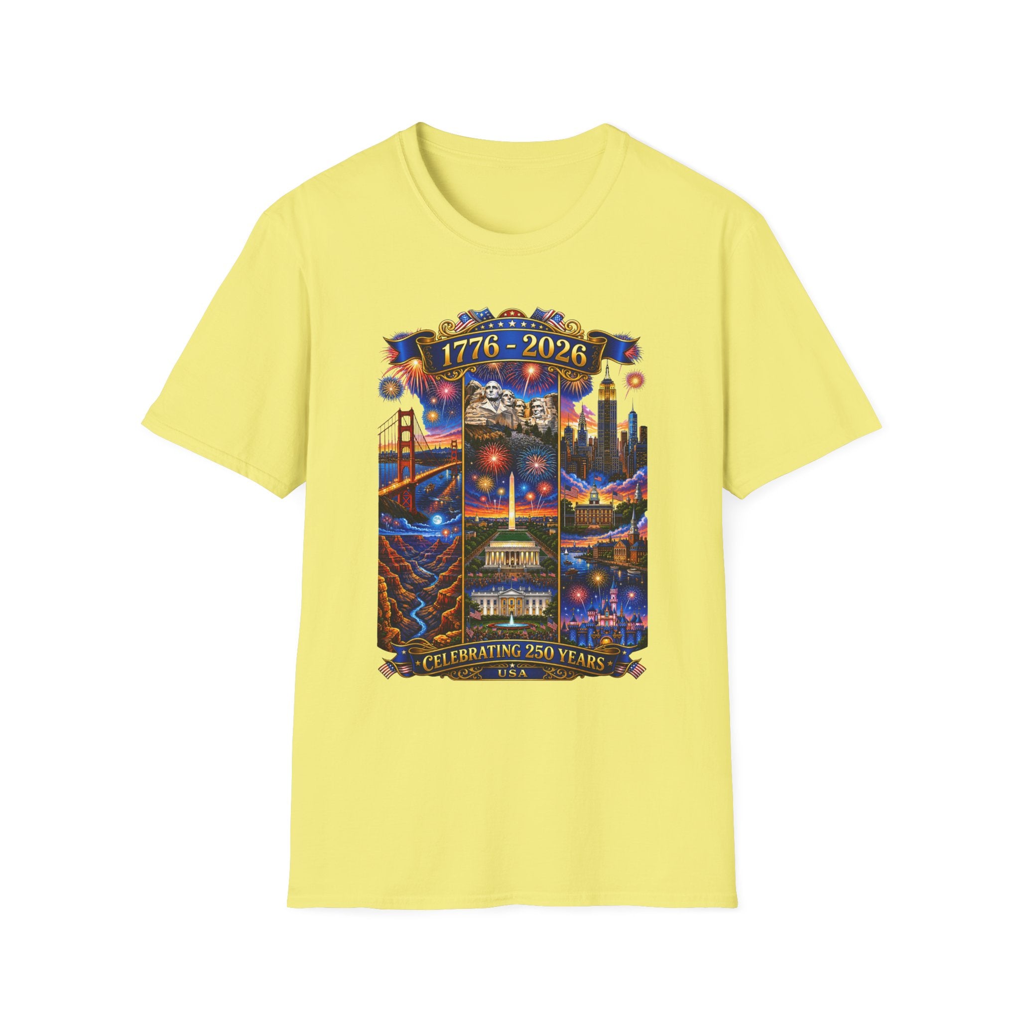 250th Anniversary Independence Day - 1776-2026 Patriotic America T-Shirt — Tee V1