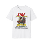 "Stop and Smell the Roses" - Faith Based Christian Inspirational Tee - Girls / Women 5A