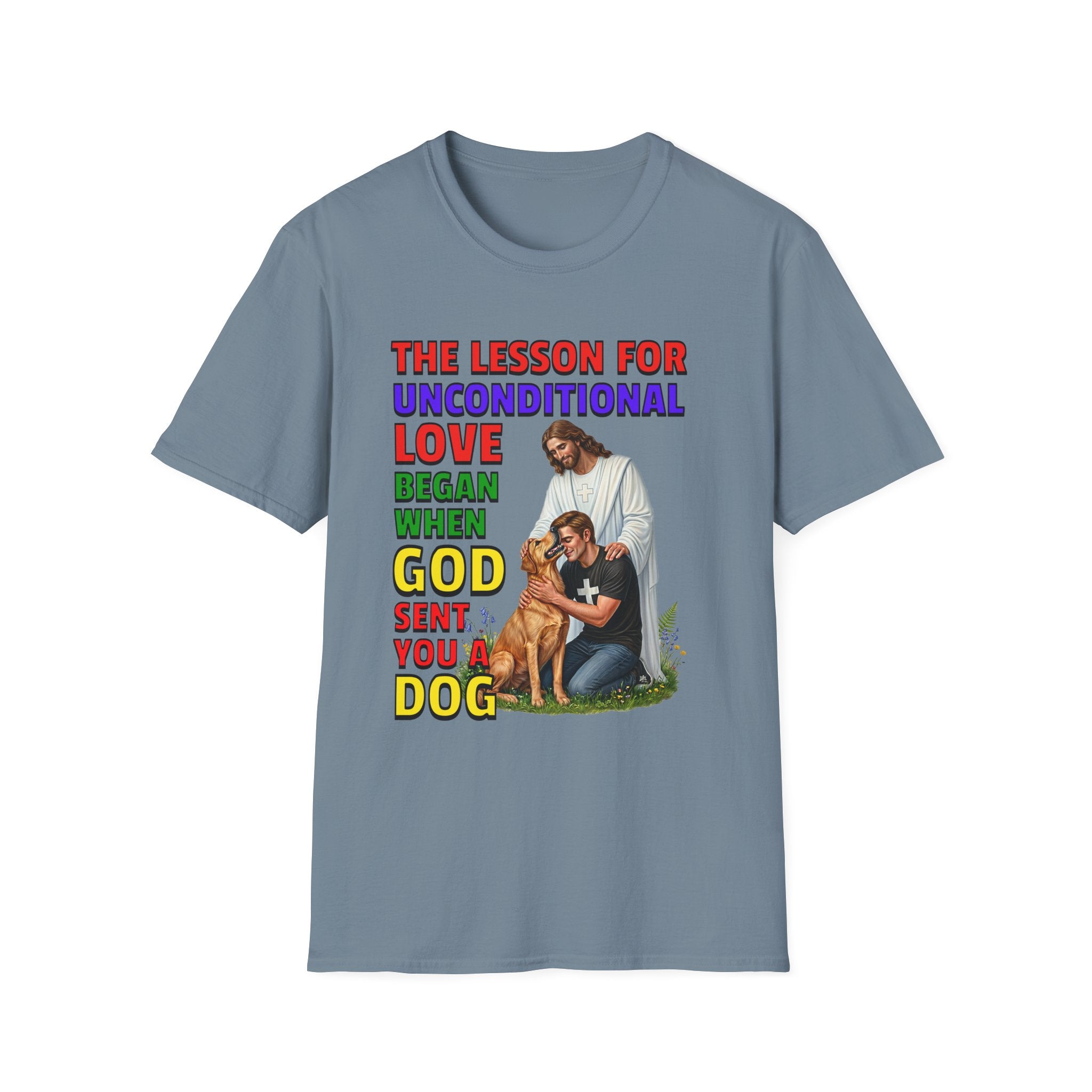 God Sent You A Dog - Boys / Men - 1A. Inspirational - Dog Lovers T-shirt