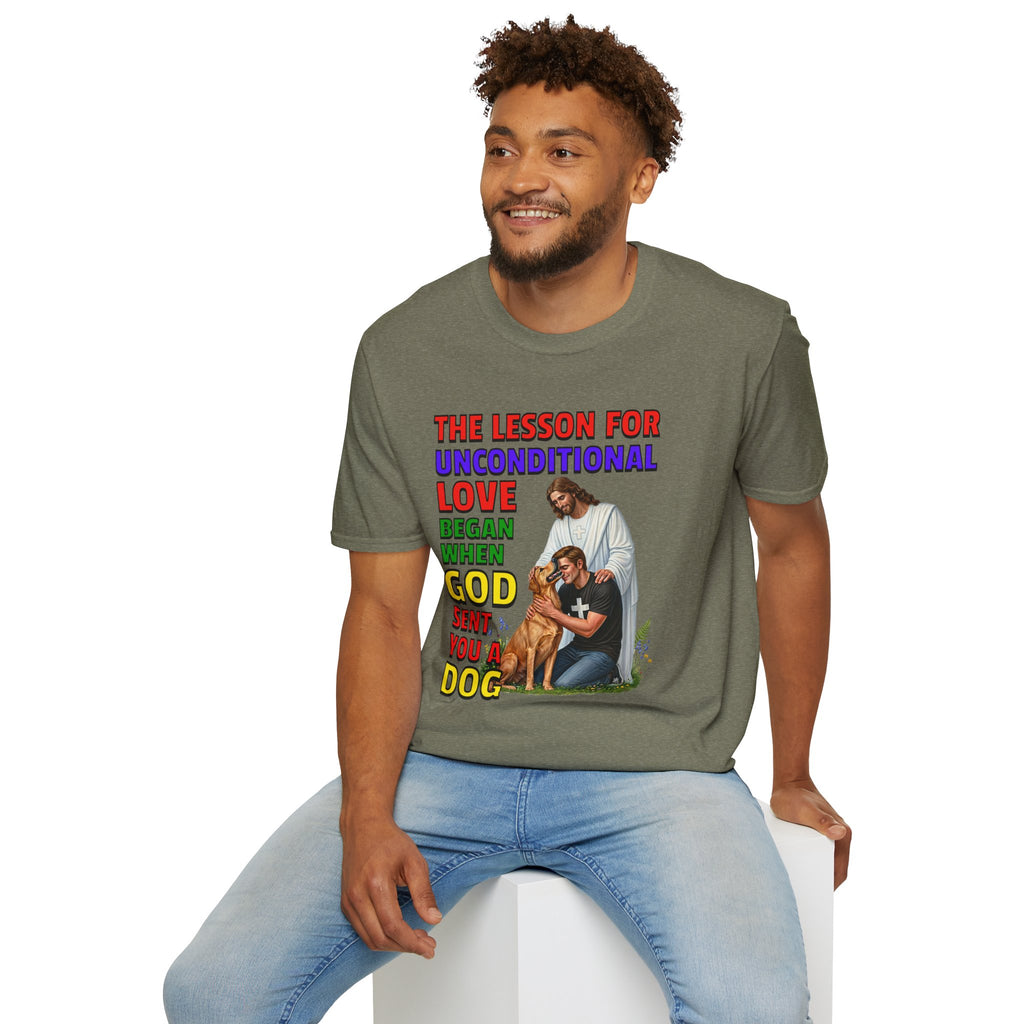 God Sent You A Dog - Mens - 1A. Inspirational - Dog Lovers T-shirt