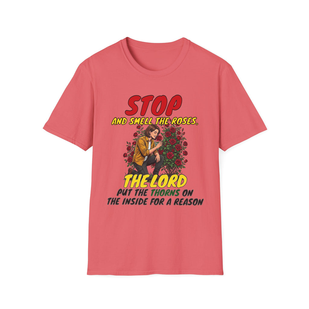 "Stop and Smell the Roses" - Faith Based Christian Inspirational Tee - Girls / Women 2A