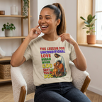 God Sent You A Dog - Young Woman-1D. Inspirational - Dog Lovers T-shirt