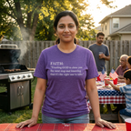 Faith Definition T-Shirt — "Trusting GOD to show you the next step" Christian Tee