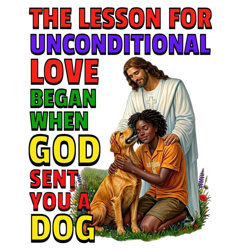 God Sent You A Dog - Young Woman - 1B. Inspirational - Dog Lovers T-shirt