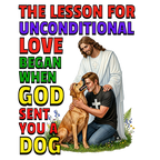God Sent You A Dog - Mens - 1A. Inspirational - Dog Lovers T-shirt