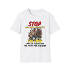 "Stop and Smell the Roses" - Faith Based Christian Inspirational Tee - Boys / Men 1A