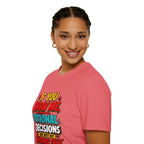 "If You Know Me, Rational": Funny Comic-Style Graphic Tee Shirt V2