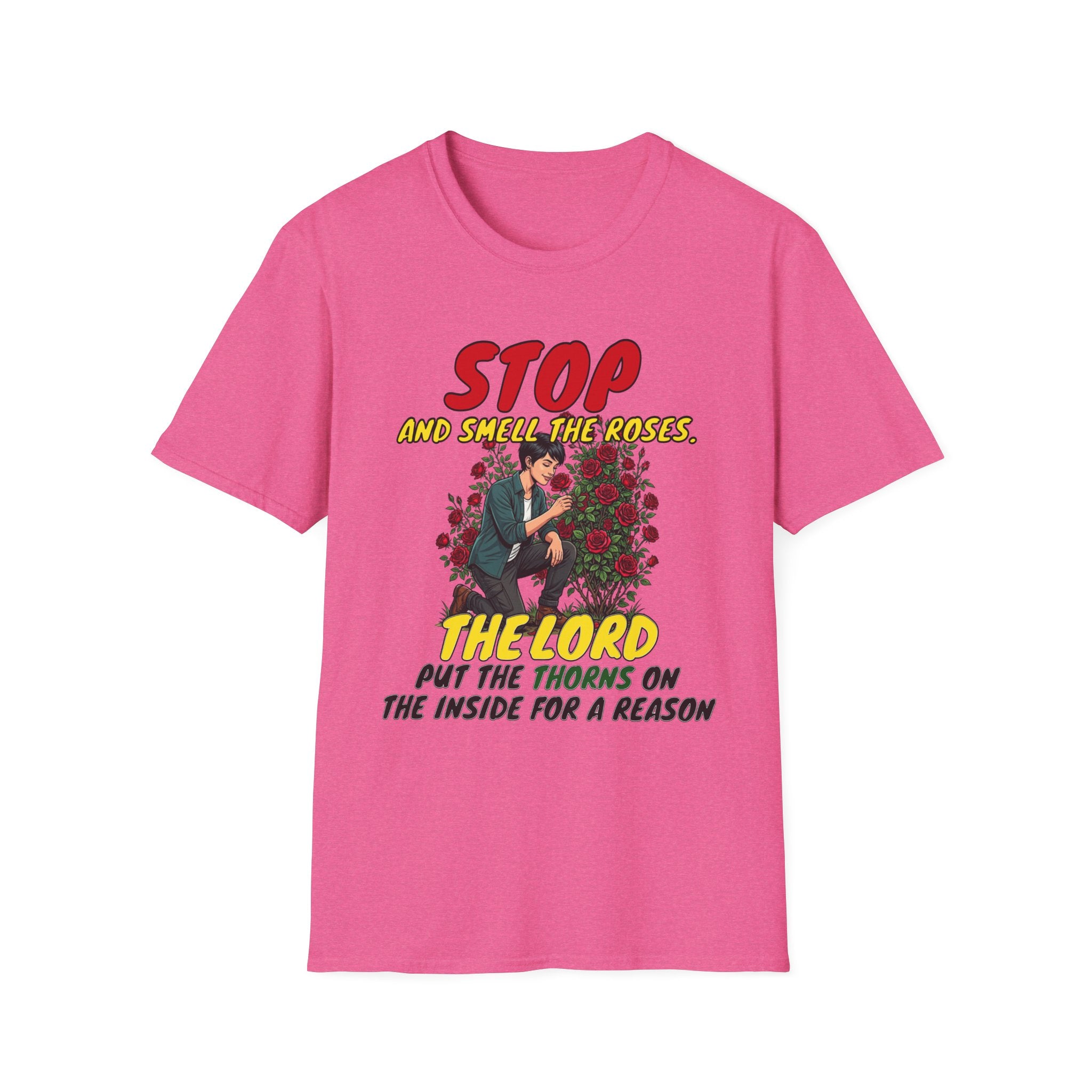 "Stop and Smell the Roses" - Faith Based Christian Inspirational Tee - Girls / Women 3A