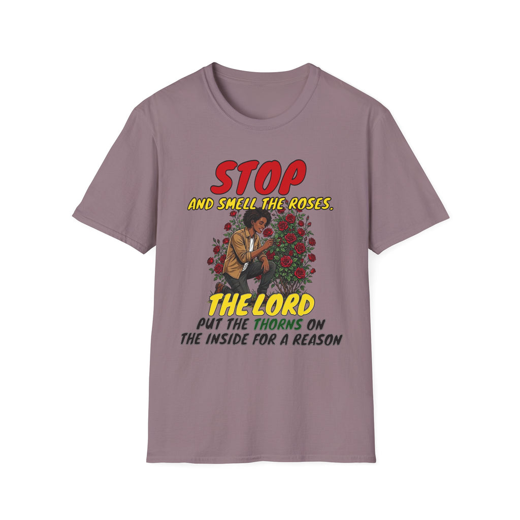"Stop and Smell the Roses" - Faith Based Christian Inspirational Tee - Girls / Women 5A