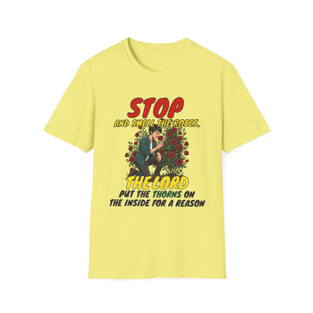 "Stop and Smell the Roses" - Faith Based Christian Inspirational Tee - Girls / Women 3A