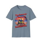 Rescue Dogs Beach Sunset T-Shirt — "My Rescues Rescued Me"