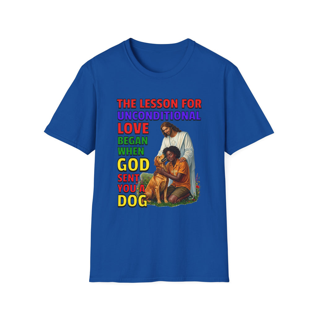God Sent You A Dog - Young Woman - 1B. Inspirational - Dog Lovers T-shirt
