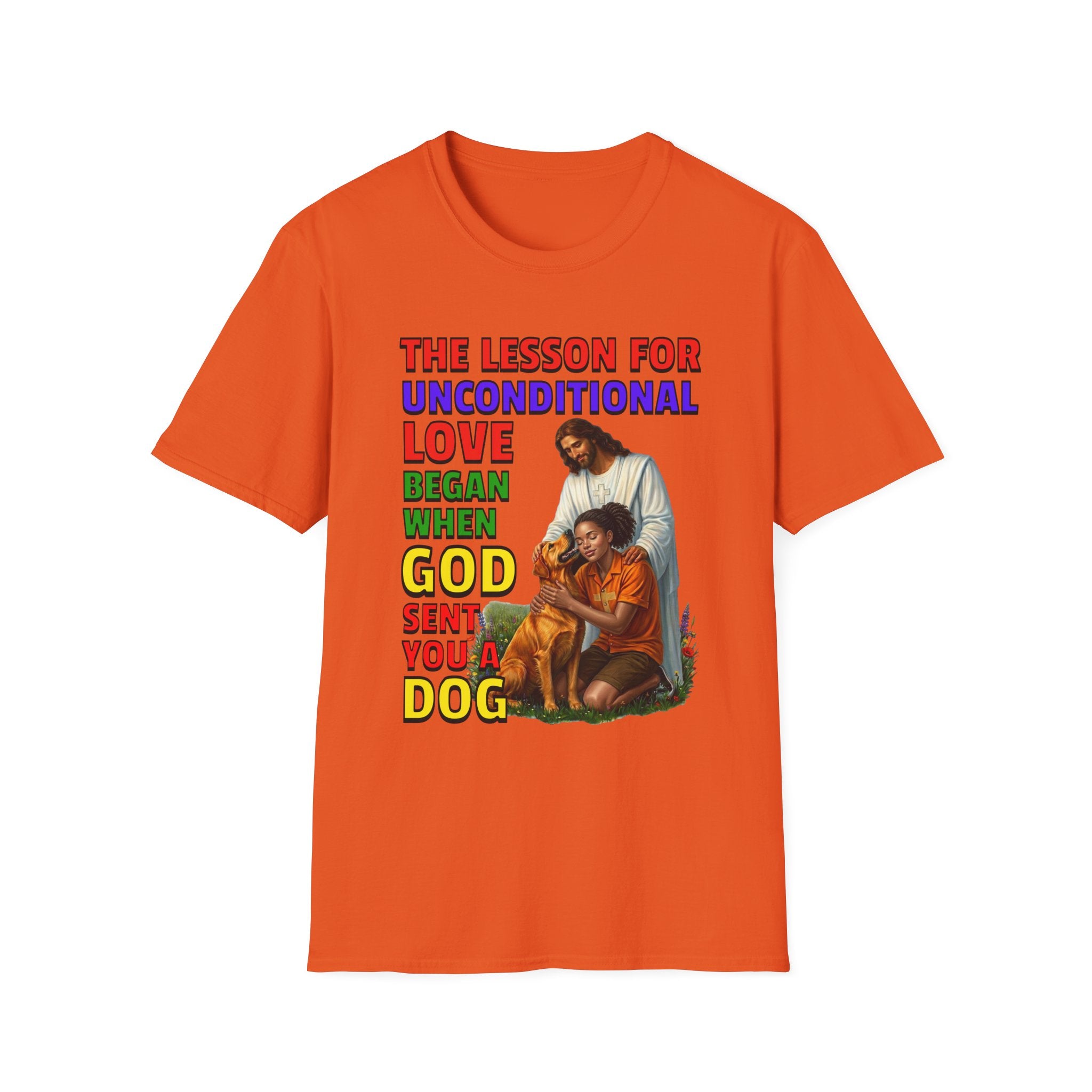 God Sent You A Dog - Young Woman - 1C. Inspirational - Dog Lovers T-shirt