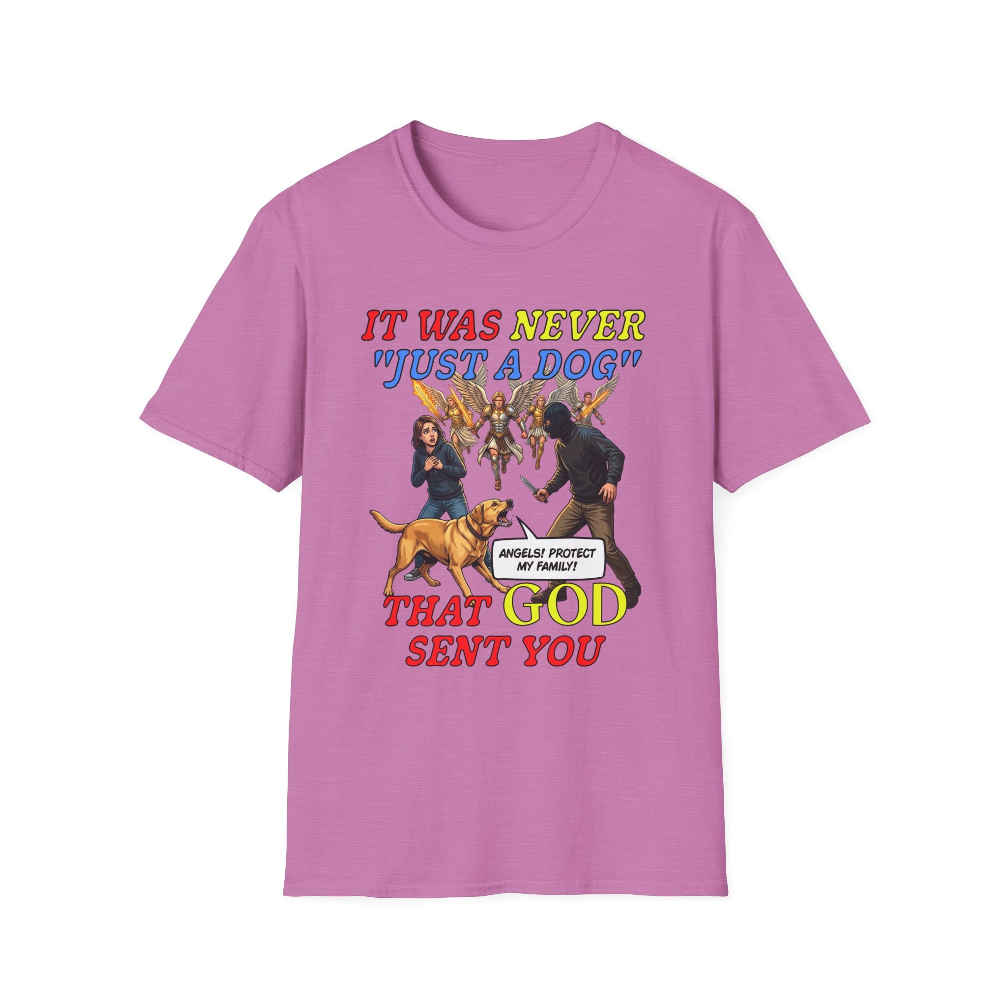 Dog Lovers "It Was Never Just A Dog" Faith Based Dog Lovers T-Shirt.