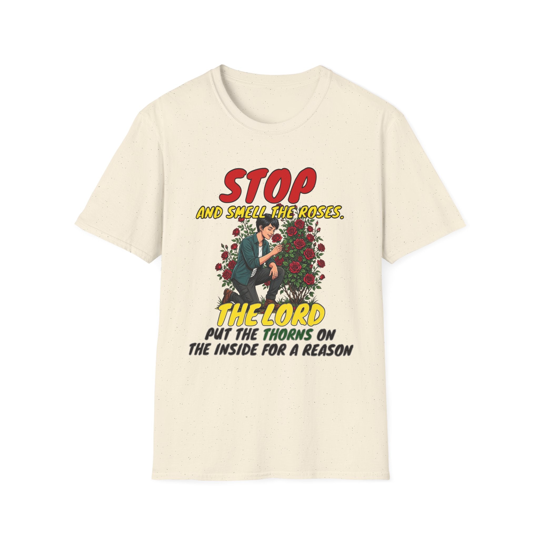"Stop and Smell the Roses" - Faith Based Christian Inspirational Tee - Girls / Women 3A